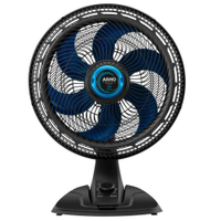 Ventilador de Mesa Arno Xtreme Force Breeze VB55 40cm Repelente Líquido 6 Pás Preto - 110v