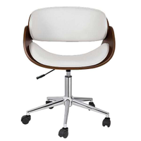 Cadeira de escritório diretor giratória pilar branca - Branco