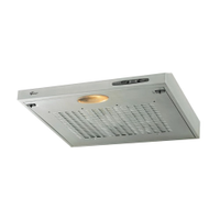 Depurador de Parede Fischer Power Steel 60cm Inox Escovado 127V - Depurador de Parede Fischer Power Steel Inox
