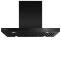 Coifa de Ilha Electrolux 90cm Preta Pro Series com Painel Touch e Filtro Baffle (90CIV) - 220V