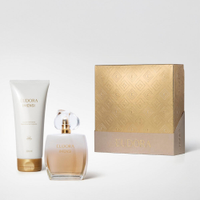 Kit feminino eudora imensi desodorante colônia 100ml e loção corporal 200ml