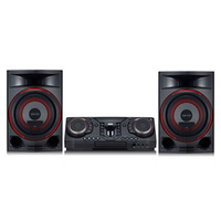 LG Mini System XBOOM - 2350W RMS, Graves Potentes, Karaokê, DJ Set e Party Speaker - CL87