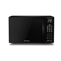 Microondas Panasonic Dupla Refeição 34L Black Glass NN-ST66NBRU - Microondas Panasonic 34L
