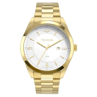 Relógio Technos Masculino Classic Steel Dourado 2117LBRS/4K