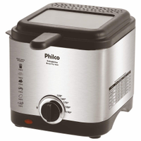 Fritadeira com Óleo Philco Deep Fry 1,8L - Inox - 110V