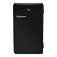 Frigobar Retrô Preto Onix Midea - 110V