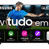 Smart TV Samsung 85 4K QLED Ultra QN85Q7FAAGXZD Processador com AI Controle por Gestos Xbox Cloud Gaming