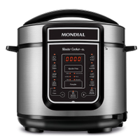 Panela de Pressão Elétrica Mondial 5L Digital Master Cooker PE-38 5L Preta - 110V