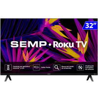 Smart TV Semp LED 32 Polegadas Wi-Fi Roku HD 32R6610