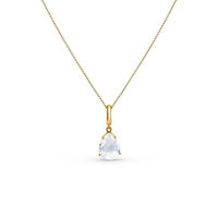 Pingente Chagall em Ouro Amarelo 18k com Cristal, 19mm