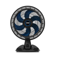 Ventilador de Mesa Arno Air Force VA46 40cm 140W 6 Pás 3 Velocidades Preto - 110V