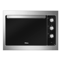 Forno Elétrico de Embutir Philco PFE47E Preto Espelhado Dupla Resistência 47 Litros - 110V