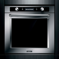 Forno de Embutir Elétrico Brastemp Gourmand 73 Litros Inox com Função Convecção e Meat Control - BOC60BR - 220V