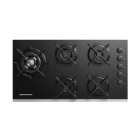 Cooktop 5 Bocas Brastemp Eclipse Collection Com Quadrichama - Bdd86ap Bivolt