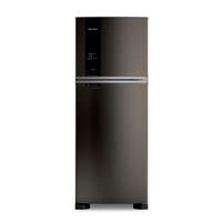 Geladeira Brastemp Eclipse Collection Frost Free Duplex A+++ 463 Litros Cor Black Inox Fresh Box E Cold Room - Brm55fe 220V