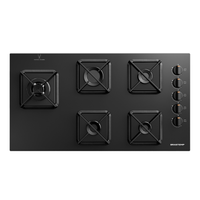 Cooktop Brastemp 5 Bocas A Gás, Grades De Ferro Fundido E Super Chama Lateral - Bds85ae Bivolt