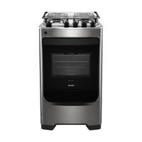 Fogão Consul 4 Bocas Cor Inox Com Acendimento Automático - Cfo4nar Bivolt