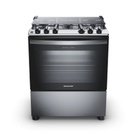 Fogão Brastemp 5 Bocas Cor Inox Com Turbo Chama - Bfs5gdr 110V