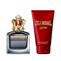 Kit perfume masculino jean paul gaultier scandal edt for him 50ml gel de banho 75ml
