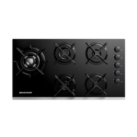Cooktop 5 Bocas Brastemp Eclipse Collection Com Quadrichama - Bdd86ap Bivolt