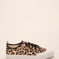 Tênis feminino estampado animal print onça oneself multicor