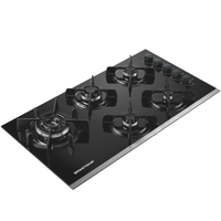Cooktop 5 Bocas Brastemp Eclipse Collection Com Quadrichama - Bdd86ap Bivolt