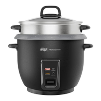 Panela Elétrica de Arroz Wap WRC1000 5 Xícaras Preto/Cinza - 220V