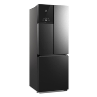 Geladeira Electrolux Frost Free Inverter 480L Efficient AutoSense 3 Portas Black Inox Look (IM7B) - 220V