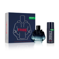 Kit masculino tribe benetton eau de toilette 90ml e desodorante 150ml