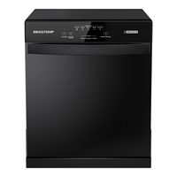 Lava Louças Brastemp 8 Serviços Preta - Blf08ae 110V