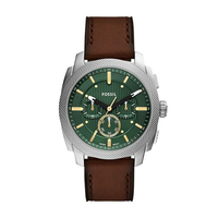 Relógio Fossil Masculino Machine Prata - FS6100/0VN