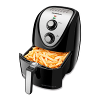 Fritadeira Elétrica Air Fryer Mondial Grand Family Inox Afn-50-Bi 5l Preta - 127v - 110V
