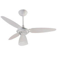 Ventilador de Teto Ventisol Wind Light com Lustre e 3 Velocidades - Branco - 220v