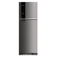 Geladeira Brastemp Frost Free Duplex 375 Litros Cor Inox Com Espaço Adapt - Brm45jk 220V