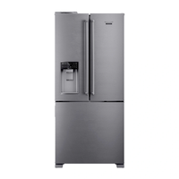 Geladeira Brastemp Gourmand Frost Free French Door Inox Com Água E Gelo Na Porta - Brh86mr 110V
