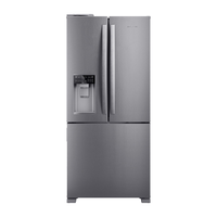 Geladeira Brastemp Frost Free French Door 544 Litros Inox Água E Gelo Na Porta - Brh85mk 220V