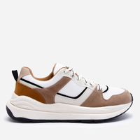 Tênis casual com recortes ace marrom