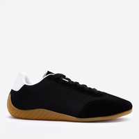 Tênis casual com recorte texturizado ace preto