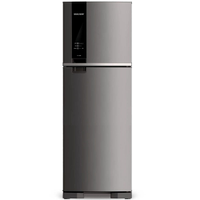 Geladeira Brastemp Frost Free Duplex 375 Litros Cor Inox Com Espaço Adapt - Brm45jk 220V