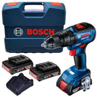 Furadeira e Parafusadeira de Impacto 18V com 2 Baterias e Maleta L-CASE GSB 18V-50 BOSCH - Bivolt