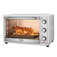 Forno Elétrico Mondial Line Grand Family II FR-52-W com 52 Litros Branco/Inox - FOR EL 52L MONDIAL GRAND FAMILY II FR-52-W BC 220V