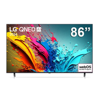 Smart TV 86" LG 4K QNED 86QNED85T com processador a8 AI, 120Hz, Design Super Slim, FreeSync e webOS 24 - TV 86" LG 4K QNED 86QNED85TSA WIFI/BT/HDMI