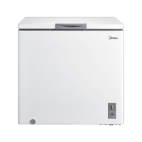 Freezer Horizontal Midea 198L Inverter 3 em 1 Bivolt Branco