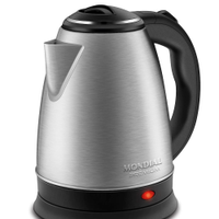 Chaleira Elétrica Mondial Pratic CE-06 com Capacidade de 2L - Inox - CHAL ELETR MONDIAL CE-06 2L INOX 110V