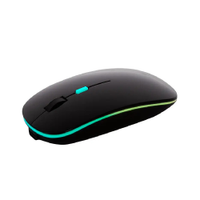 Mouse Maxprint Croma 4 Botões S/Fio 1600DPI Rainbow Preto