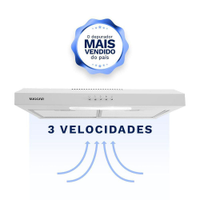 Depurador Exaustor Slim 60Cm Branco Dps161Br Suggar 127V - Depurador Exaustor Slim Suggar