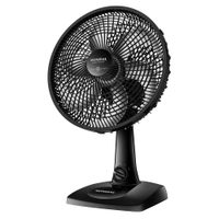 Ventilador de Mesa Mondial VSP-30-B 30cm Com 6 Pás 3 Velocidades e Sistema Ocilante Preto - 110V
