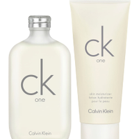 Kit masculino calvin klein coffret ck one edt 200ml e body lotion 200ml