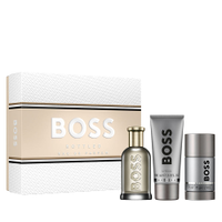 Kit masculino hugo boss bottled edp 100ml gel de banho 100ml e desodorante 75ml