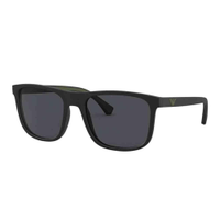 Óculos De Sol Emporio Armani Ea4129 504287-56 - Preto Fosco - Único